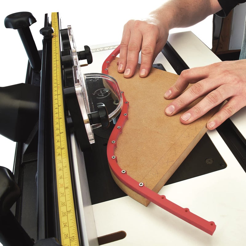 Trend دليل منحني مرن صغير للاتجاهات لإنشاء منحنيات دقيقة وواضحة باستخدام جهاز التوجيه الخاص بك، بطول 19-1/2 بوصة وعرض 5/16 بوصة، CURV/8X500 - Image 3